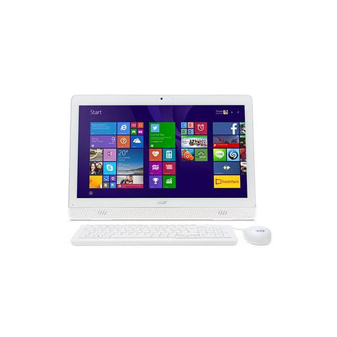 Acer Aspire Z1 AZ1-611-UR51 19.5 inch Intel Celeron J1900 2.0GHz- 4GB DDR3L- 500GB HDD- DVD±RW- Windows 8.1 All-in-One PC (White)