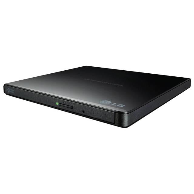 LG Electronics GP65NB60 8X USB 2.0 Ultra Slim Portable DVD±RW External Drive w- M-DISC, Retail (Black)