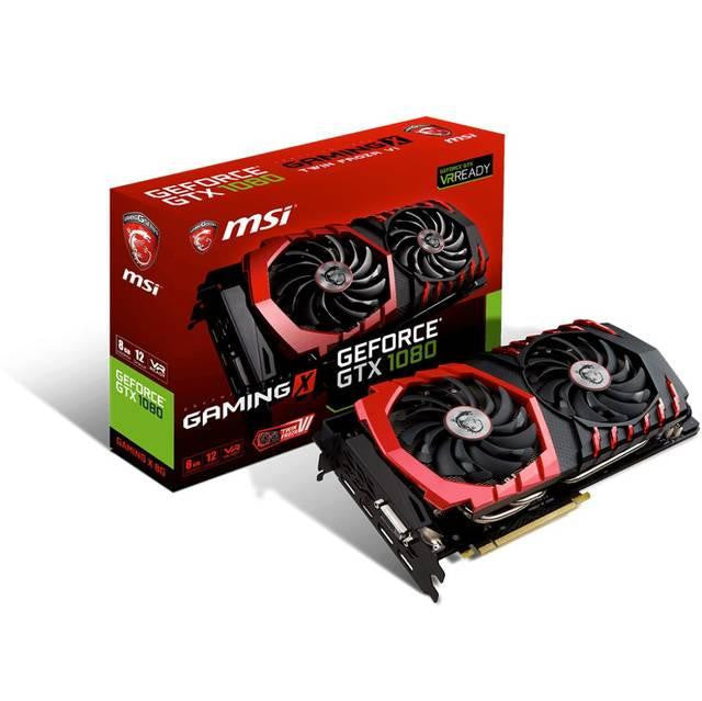 MSI NVIDIA GeForce GTX 1080 8GB GDDR5X DVI-HDMI-3DisplayPort PCI-Express Video Card