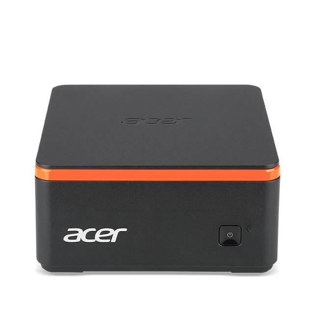 Acer Revo Build M1-601-UR51 Intel Celeron N3050 1.6GHz- 2GB DDR3L- 32GB SSD- No ODD- Windows 10 Home Mini Desktop PC (Black w- Orange Chassis)