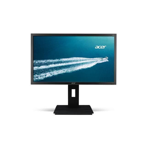 Acer B246HYL Bymdpr 24 inch Widescreen 100,000,000:1 6ms VGA-DVI-DisplayPort LED LCD Monitor, w- Speaker (Dark Gray)