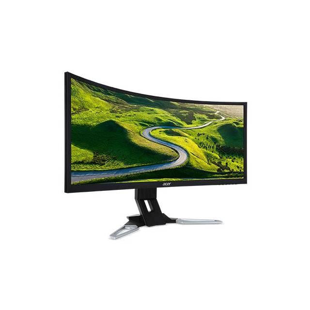 Acer XZ350CU bmijphz 35 inch Widescreen 100,000,000:1 4ms HDMI-DisplayPort-USB LED LCD Monitor, w- Speakers (Black)