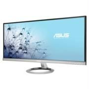 Asus MX299Q 29 inch Widescreen 80,000,000:1 5ms DVI-HDMI-Displayport LED LCD Monitor, w- Speakers (Silver+Black)