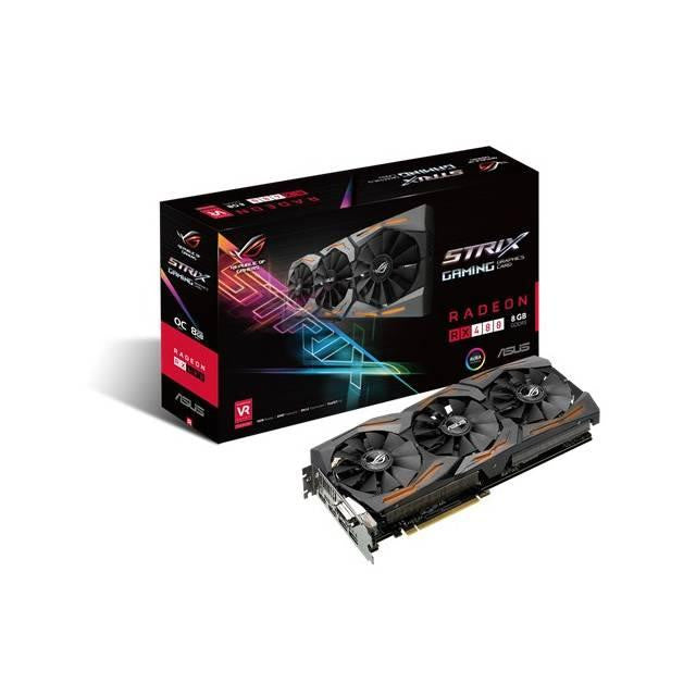 Asus AMD Radeon RX 480 8GB GDDR5 DVI-2HDMI-2DisplayPort PCI-Express Video Card