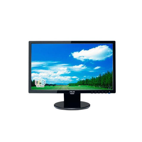 Asus VE198T 19 inch WideScreen 10,000,000:1 5ms VGA-DVI LED LCD Monitor, w- Speakers (Black)