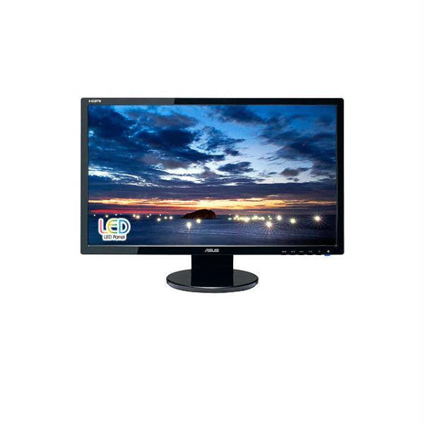 Asus VE247H 23.6 inch WideScreen 2ms 10000000:1 VGA-DVI-HDMI LED LCD Monitor w- Speakers (Black)