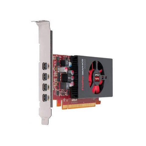 AMD FirePro W4100 2GB GDDR5 4Mini DisplayPorts Low Profile PCI-Express Video Card