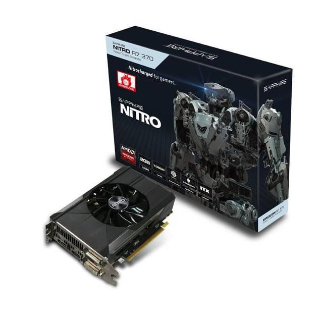 Sapphire Nitro AMD Radeon R7 370 2GB GDDR5 2DVI-HDMI-DisplayPort PCI-Express Video Card