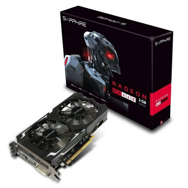 Sapphire Nitro AMD Radeon RX 460 2GB GDDR5 DVI-HDMI-DisplayPort PCI-Express Video Card