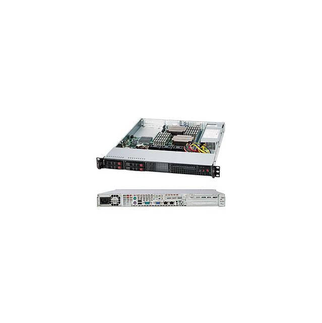 Supermicro SuperChassis CSE-111LT-330UB 330W 1U Rackmount Server Chassis (Black)