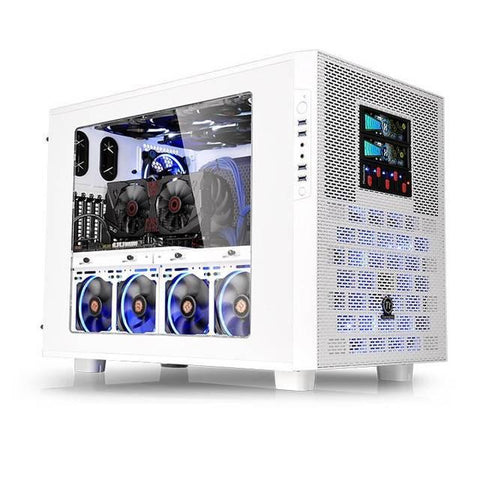 Thermaltake Core X9 Snow Edition CA-1D8-00F6WN-00 No Power Supply ATX Full Tower Cube Case (White)