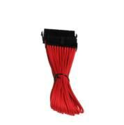 BitFenix Alchemy Multisleeved 30cm 24Pin ATX Male to 24Pin ATX Female Extension Cable (Red)