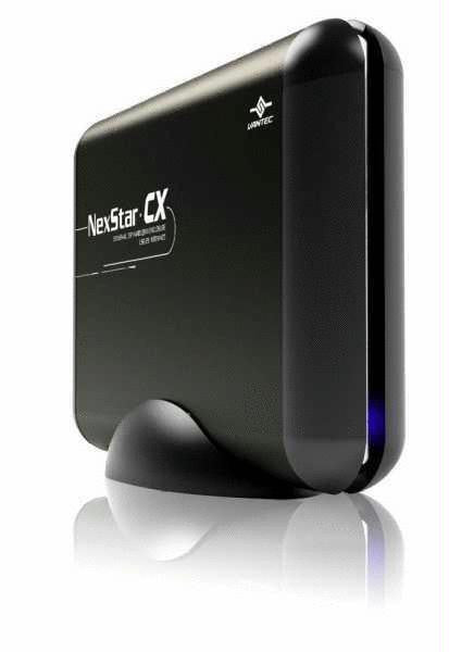 Vantec NexStar CX NST-300SU-BK 3.5 inch SATA to USB 2.0 & eSATA External Hard Drive Enclosure (Black)