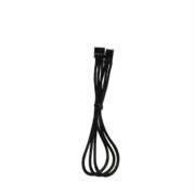 BitFenix Alchemy Multisleeved 30cm 3Pin Fan Male to 3Pin Fan Female Extension Cable (Black)