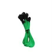 Bitfenix Alchemy Multisleeved 60cm 3Pin Fan Male to 3x 3Pin Fan Female Adapter Cable (Green)