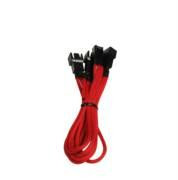 Bitfenix Alchemy Multisleeved 60cm 3Pin Fan Male to 3x 3Pin Fan Female Adapter Cable (Red)