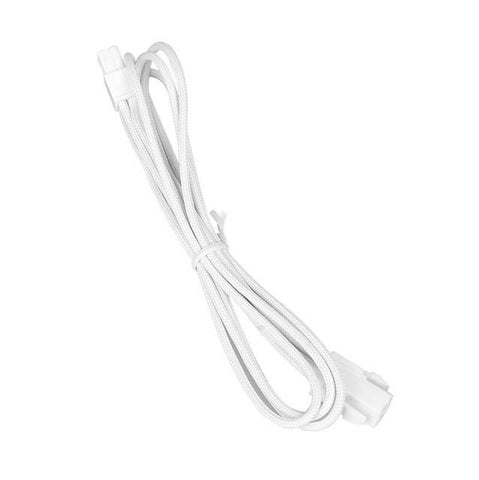 BitFenix Alchemy Multisleeved 45cm 4Pin ATX Male to 4Pin ATX Female CPU Extension Cable (White Sleeve- White Connector)