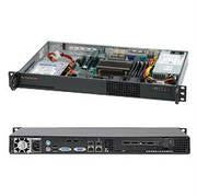 Supermicro CSE-510L-200B 200W Mini 1U Rackmount Server Chassis (Black)