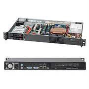 Supermicro CSE-510T-203B 200W Mini 1U Rackmount Server Chassis (Black)