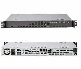 Supermicro CSE-512L-200B 200W Mini 1U Rackmount Server Chassis (Black)