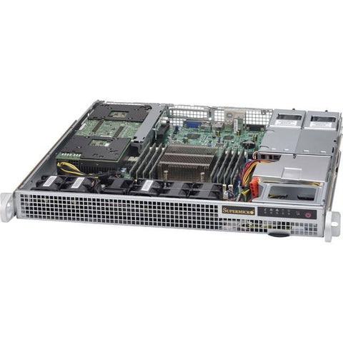 Supermicro SuperChassis CSE-514-R400W 400W 1U Rackmount Server Chassis (Black)