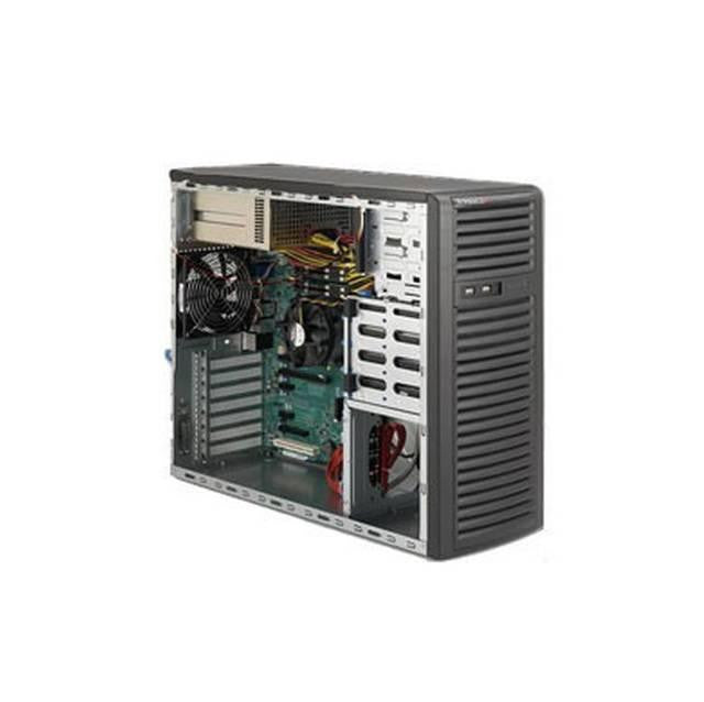 Supermicro SuperChassis CSE-732I-865B 865W Mid-Tower Workstation Chassis (Black)