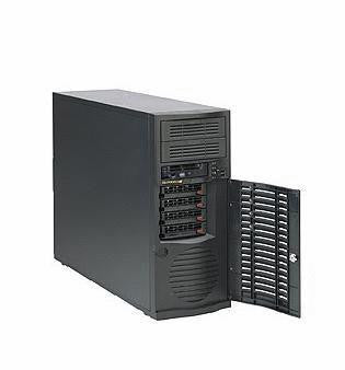 Supermicro SuperChassis CSE-733TQ-500B 500W Mid Tower Server Chassis (Black)