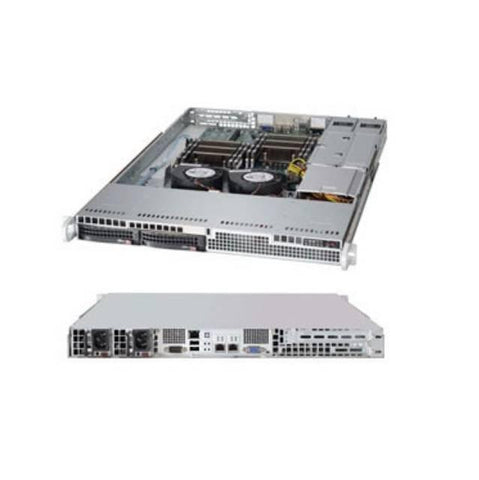 Supermicro SuperChassis CSE-813LT-R500CB 500W 1U Rackmount Server Chassis (Black)