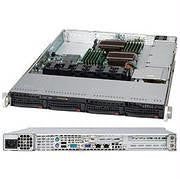 Supermicro SuperChassis CSE-815TQ-600WB 600W 1U Rackmount Server Chassis (Black)