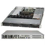 Supermicro SuperChassis CSE-815TQ-R700WB 700W-750W 1U Rackmount Server Chassis (Black)