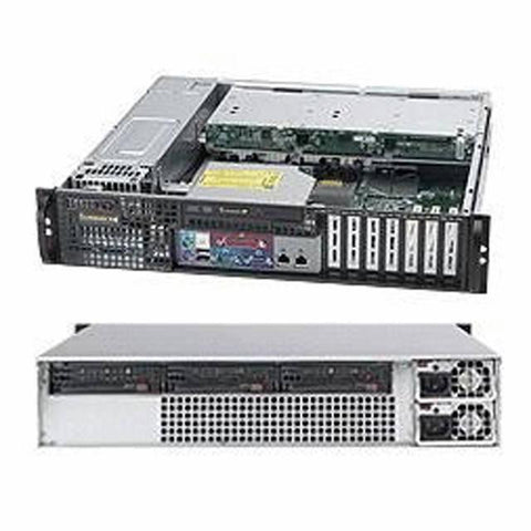 Supermicro CSE-823MTQ-R700LPB 700W 2U Rackmount Server Chassis (Black)