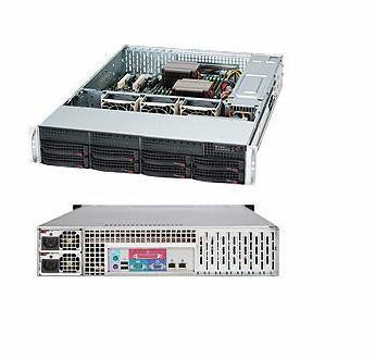 Supermicro CSE-825TQ-R720LPB 720W Redundant 2U Rackmount Server Chassis (Black)