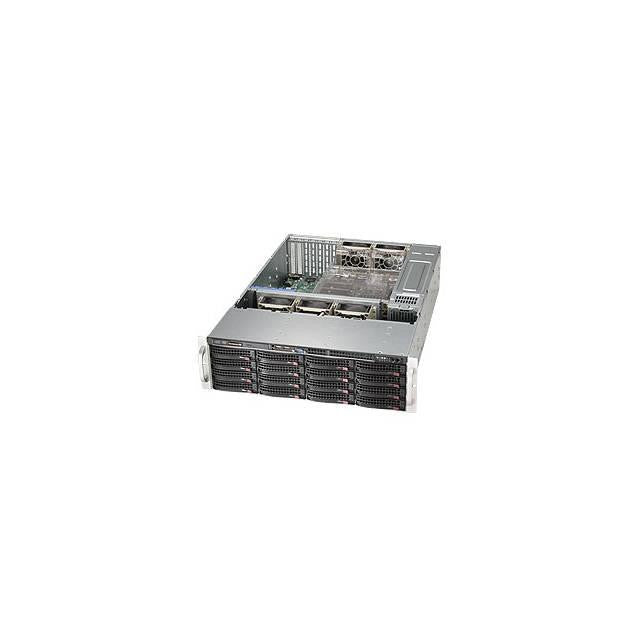 Supermicro SuperChassis CSE-836BE16-R1K28B 1280W 3U Rackmount Server Chassis (Black)