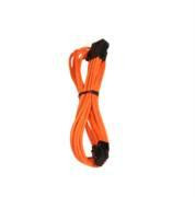 Bitfenix Alchemy Multisleeved 45cm 8Pin PCI-E Male to 8Pin PCI-E Female Power Extension Cable (Orange)