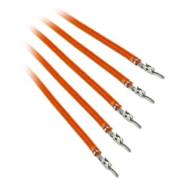 BitFenix Alchemy 2.0 5x 20cm Sleeved PSU Cable (Orange)