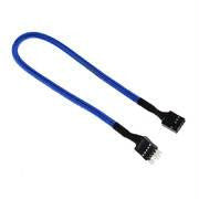 BitFenix Alchemy Multisleeved 30cm 9Pin Male to 9Pin Female Audio Extension Cable (Blue)