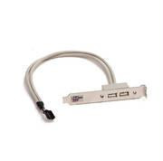 Supermicro CBL-0083L 0.4m 2-Port USB 2.0 Cable w- Bracket