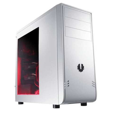 BitFenix Comrade Window BFC-COM-100-WWWK1-RP No Power Supply ATX Mid Tower (White)