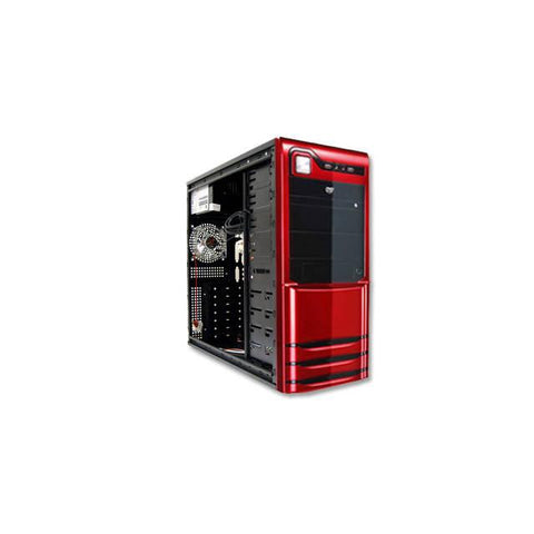 LOGISYS CS308RD 480W Power Supply ATX Mid Tower w- Exotic Ruby Red Front Panel