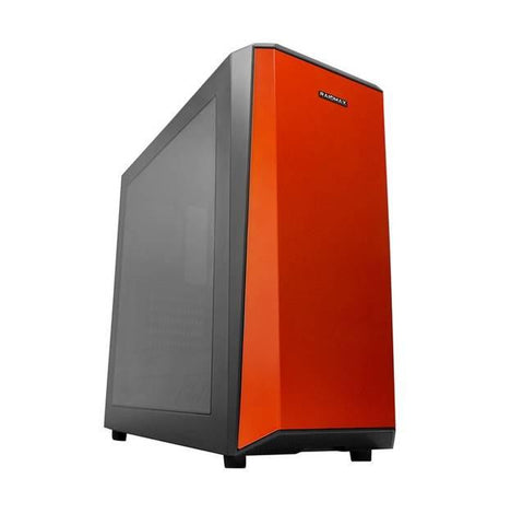 Raidmax DELTA I DELTA-I-W0 No Power Supply ATX Mid Tower (Black-Orange)