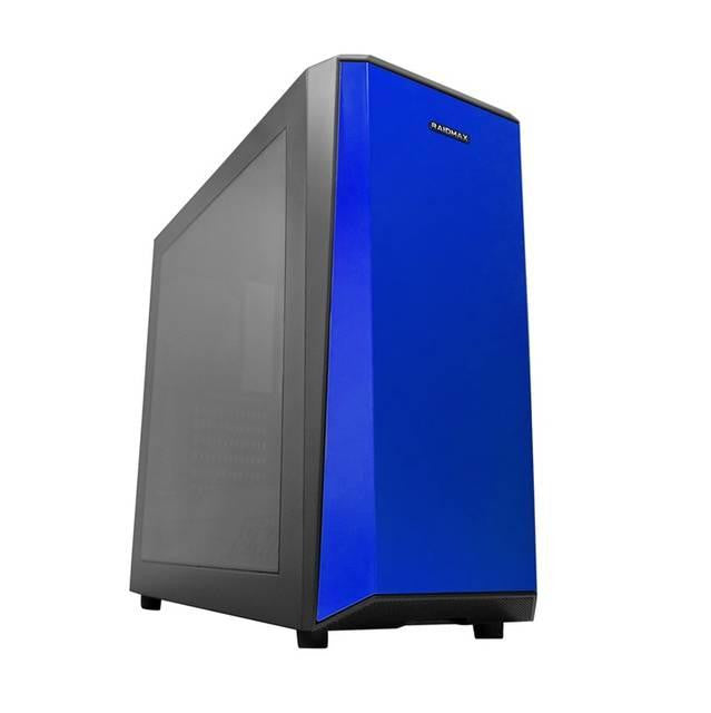 Raidmax DELTA I DELTA-I-WU No Power Supply ATX Mid Tower (Black-Blue)