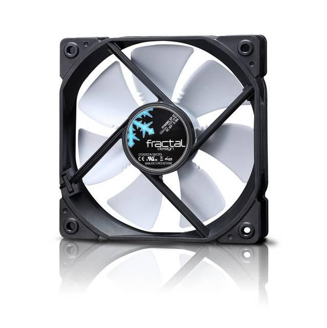 Fractal Design Dynamic FD-FAN-DYN-GP12-WT 120mm Case Fan (White Blades, Black Frame)