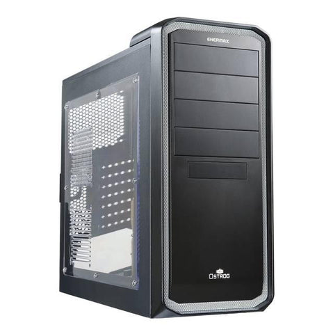 Enermax Ostrog ECA3253-BW No Power Supply ATX Mid Tower (Black-White)