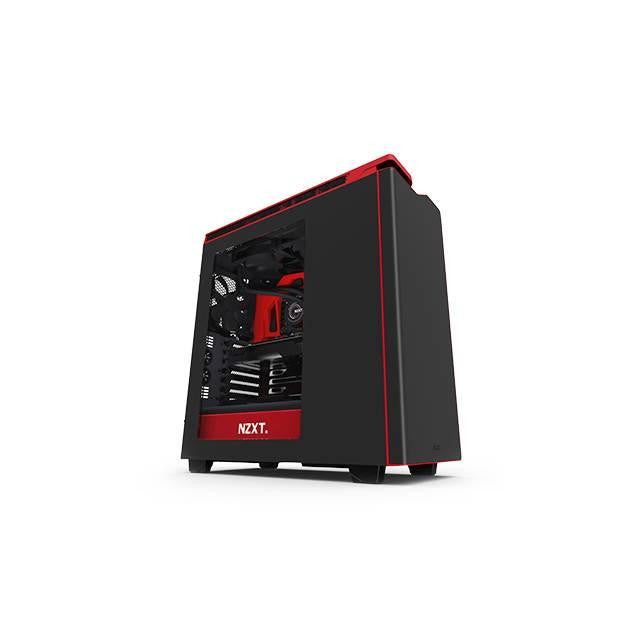 NZXT H440 No Power Supply ATX Mid Tower (Black-Red)