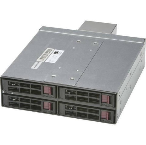 Supermicro CSE-M14TQC SAS3-SATA3 Mobile Rack for 4x 2.5" HDD w- Fan Module (Black)