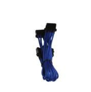 Bitfenix Alchemy Multisleeved 60cm 4Pin Molex Male to 3x 4Pin Molex Female Extension Cable (Blue)