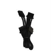 Bitfenix Alchemy Multisleeved 60cm 4Pin Molex Male to 3x 4Pin Molex Female Extension Cable (Black)