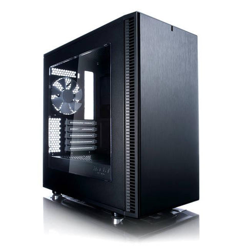 Fractal Design Define Mini C No Power Supply MicroATX Case w- Window (Black)