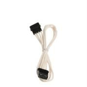 BitFenix Alchemy Multisleeved 45cm 4Pin Molex Male to 4Pin Molex Female Extension Cable (White)