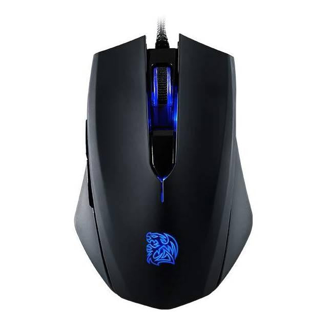 Thermaltake Tt eSPORTS TALON Blu MO-TLB-WDOOBK-01 Wired USB Optical Gaming Mouse w- 3000 DPI (Black)